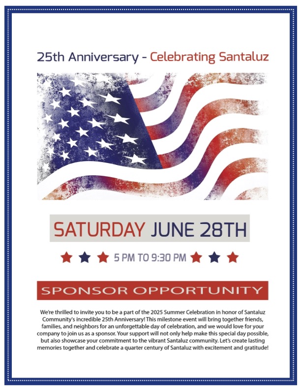 Summer Celebration - Sponsorship Package